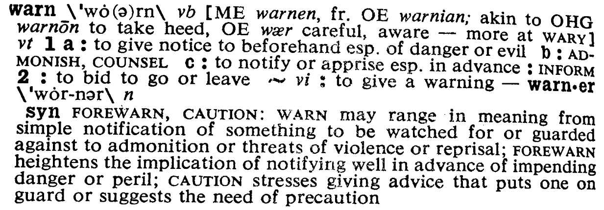 Noah Webster, Webster’s Seventh New Collegiate Dictionary (G. & C. Merriam Company, 1965)